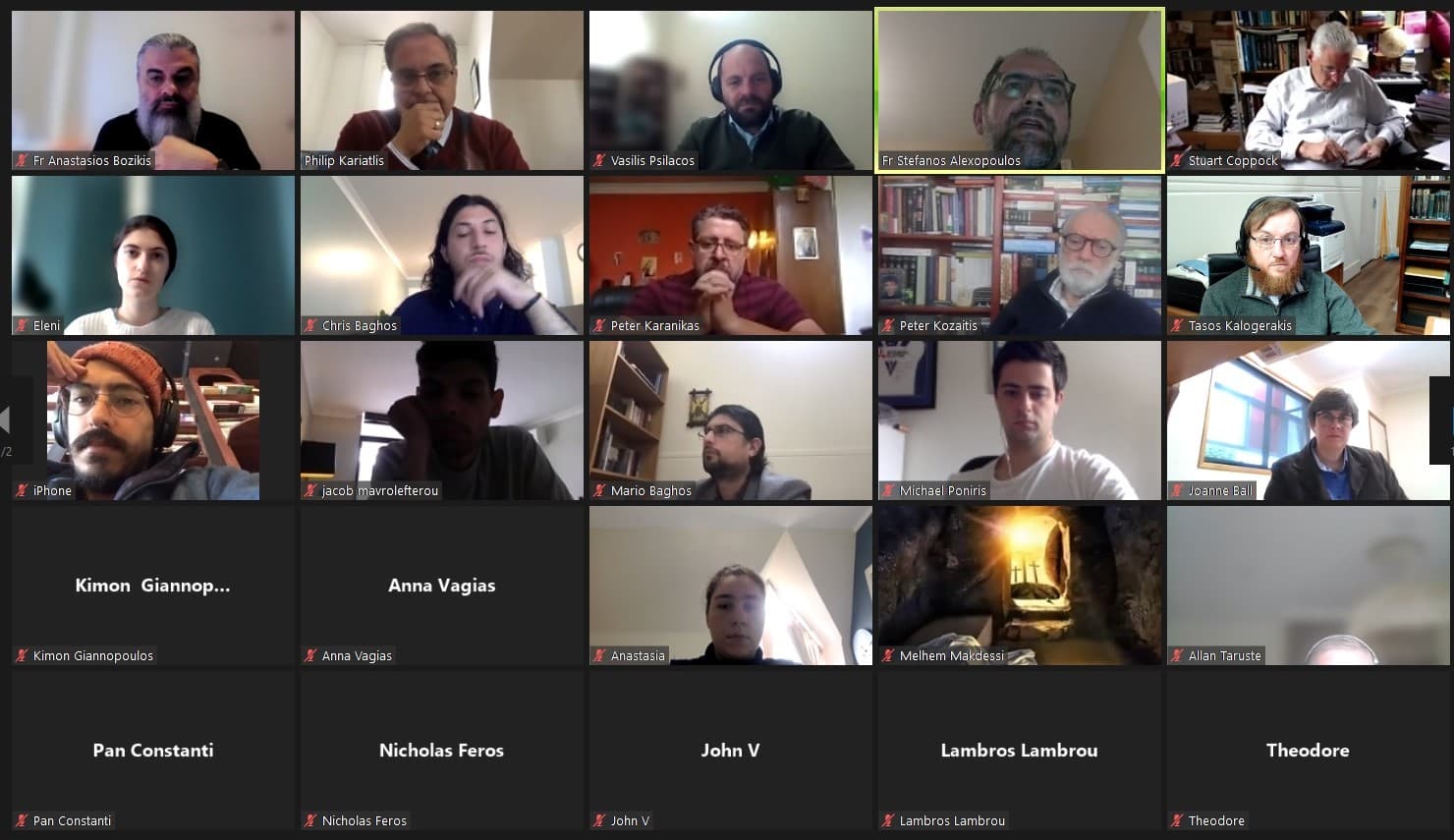 Alexopoulos Gallery View [Themes in Contemporary Theology' Lecture by Revd Dr Stefanos Alexopoulos